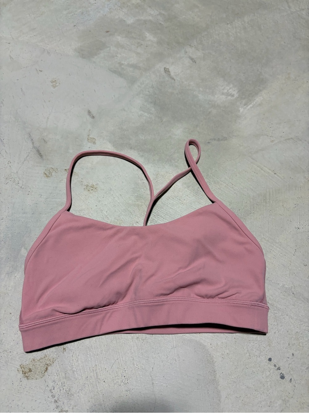 Lululemon flow y Women's Pink Strappy sports bra 6